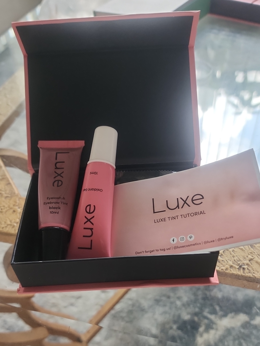 Luxe Eyelash Tint Kit - BLACK